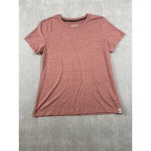 Smartwool Shirt Womens Large Pink Merino Sport 150 Crew Lightweight Performance